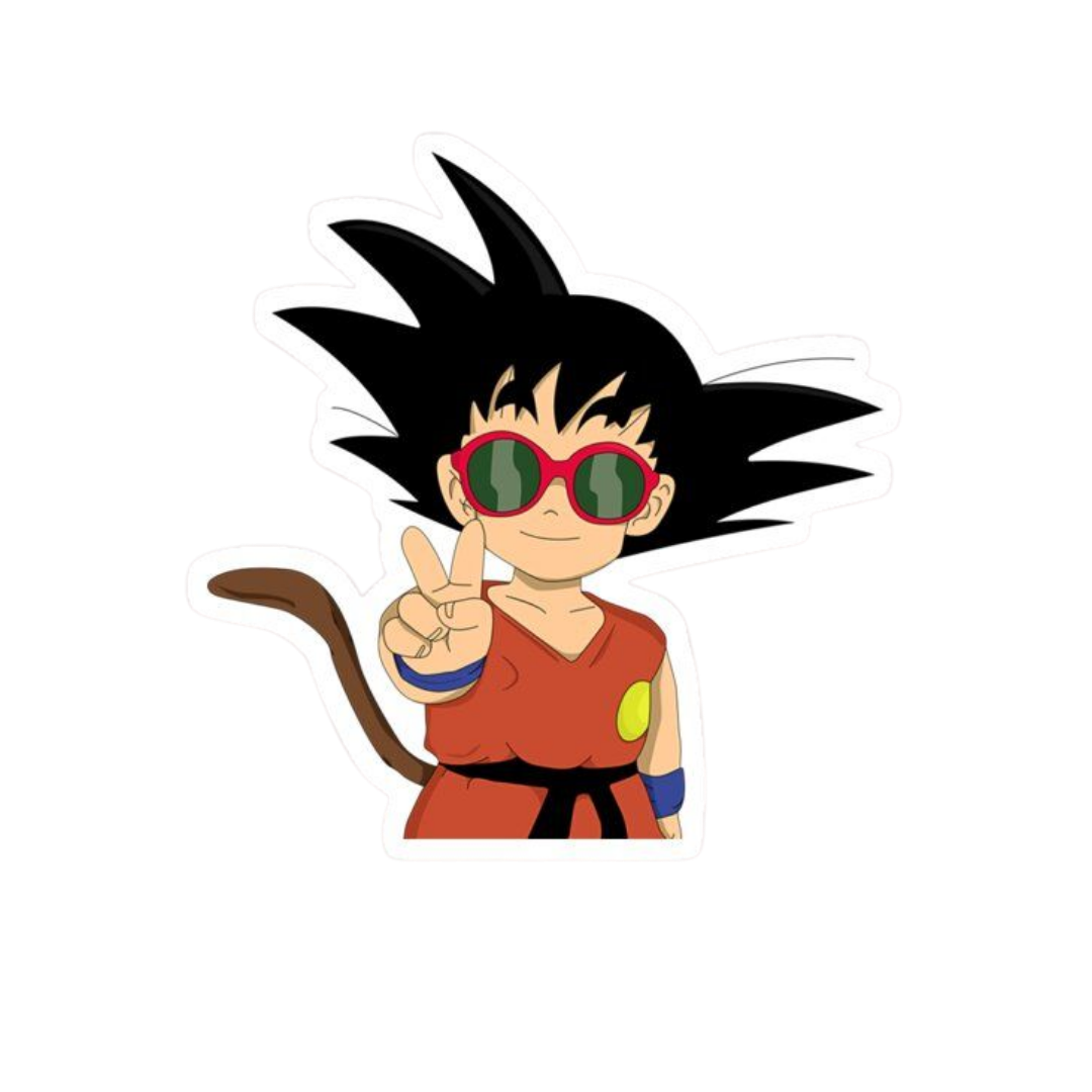 Son Goku Kid Dragon Ball Z Anime stickers