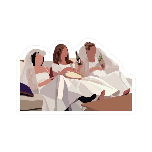 Monica, Raichel and Phibe | F.R.I.E.N.D.S Sticker | TV Series