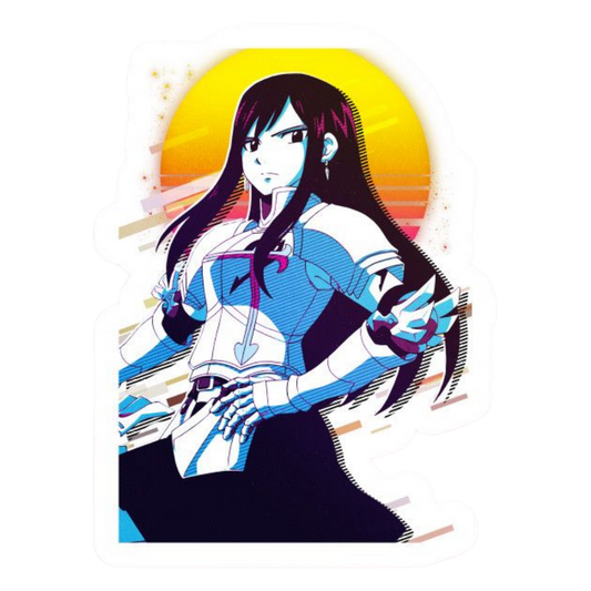Erza Scarlet Fairy Tail Sticker 8 | Titania Armor Sticker