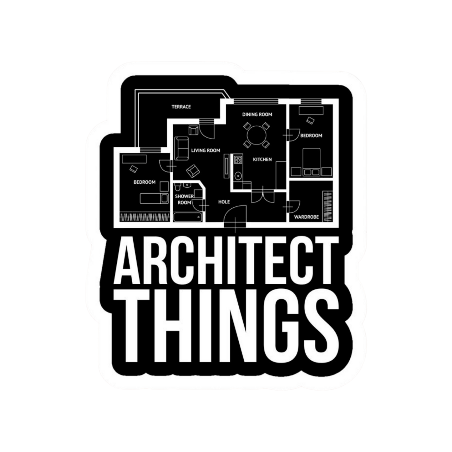 Architecture 10 | Architecture Premium Sticker | Profession Sticker