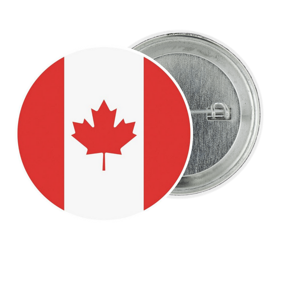 Canada Fan Tinplate Badge