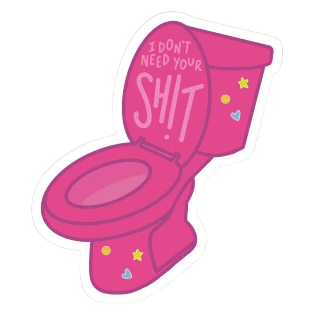 Pink Sticker 41 | Women Pink Barbie Lady | Aesthetic Girl Power Premium Sticker