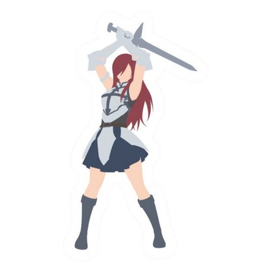 Erza Scarlet Fairy Tail Sticker 9 | Titania Armor Sticker
