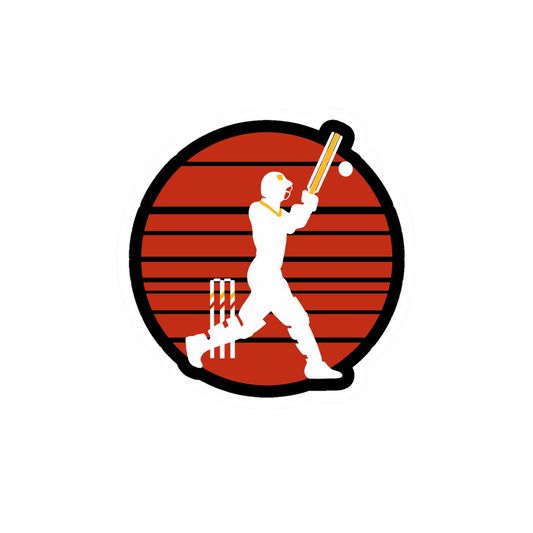 Cricket Lovers Sticker 9