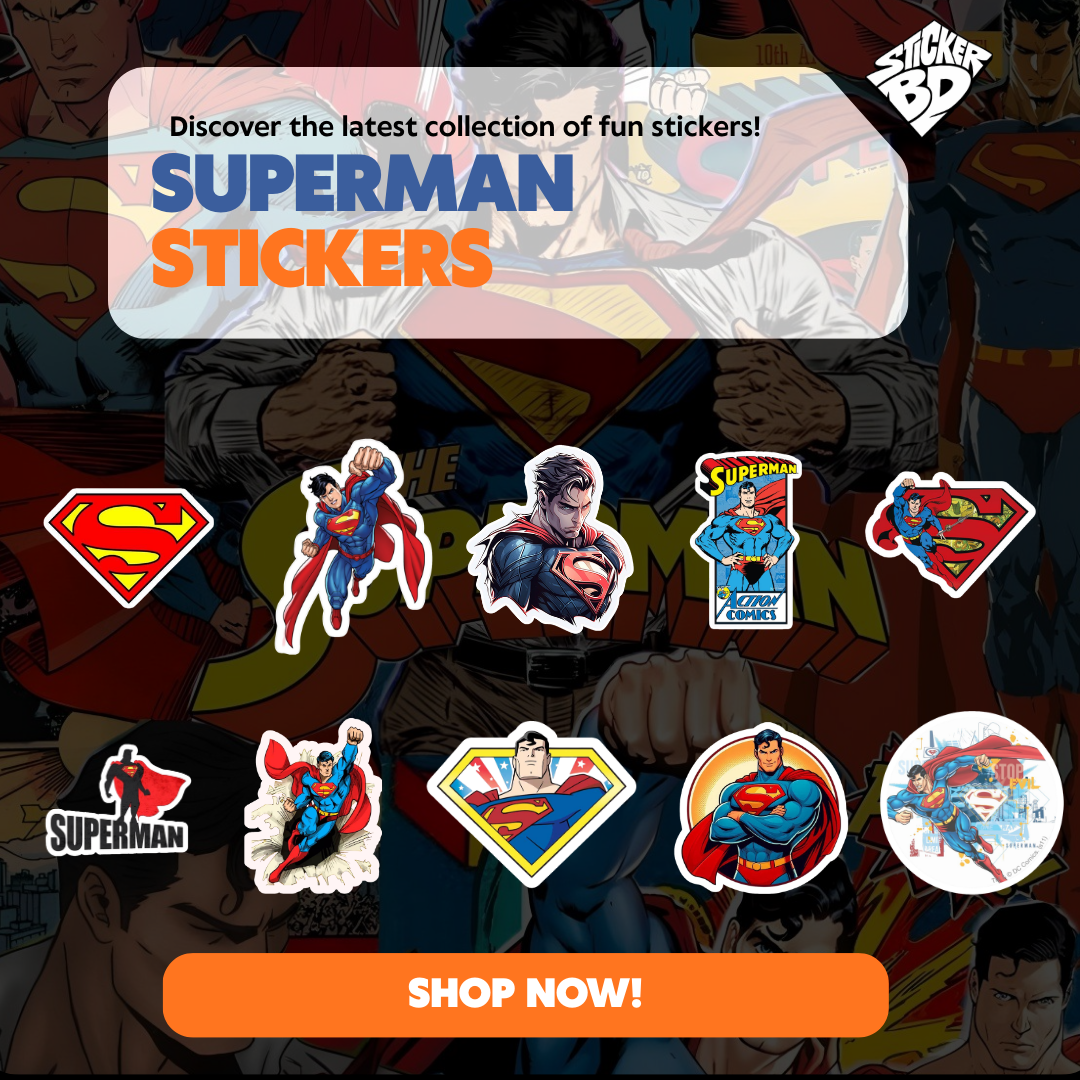 Superman Sticker Bundle – StickerBD