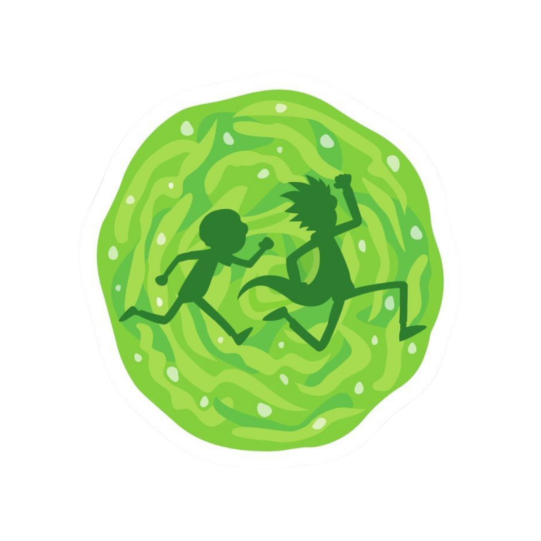 World of Rick and Morty | Rick and Morty Sticker | TV Series