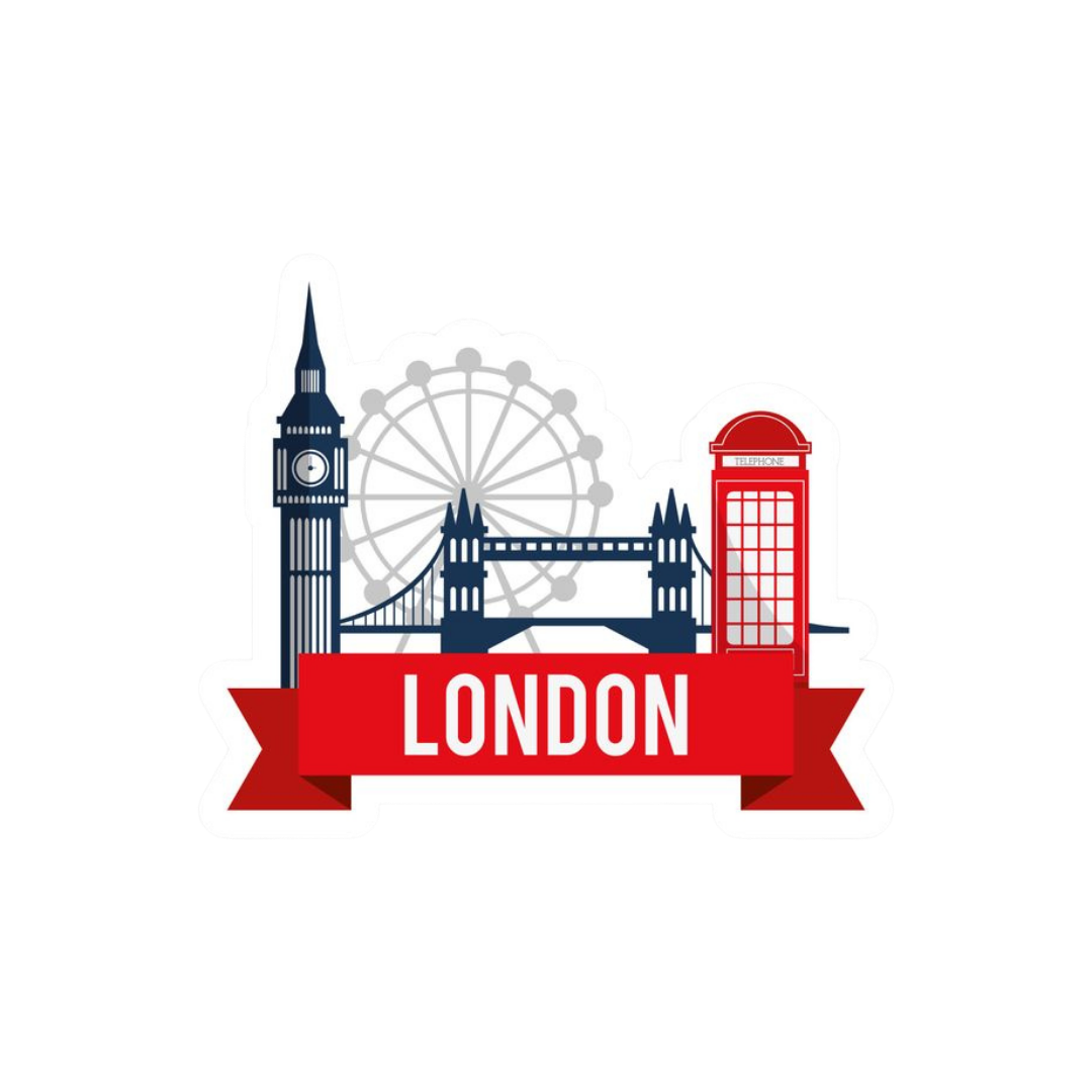 England-United Kingdom 7 | Country Premium Sticker | Country, Flag & Travel Sticker
