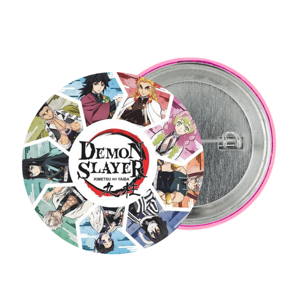 Demon Slayer Tinplate Badge