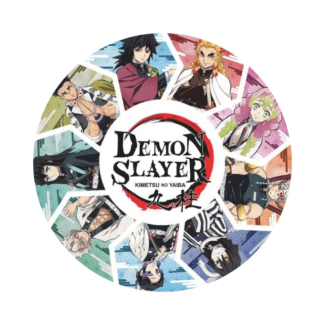 Demon Slayer Tinplate Badge
