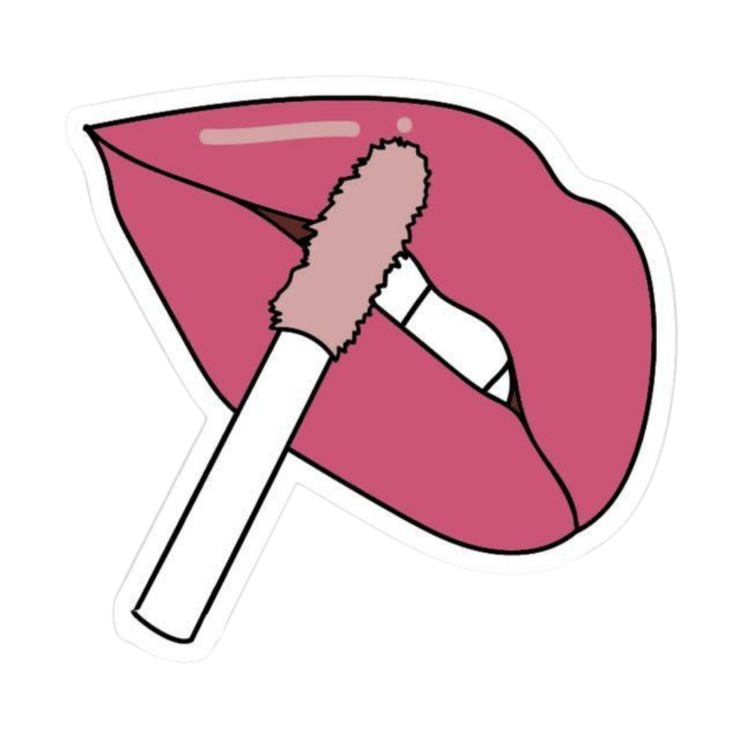 Pink Sticker 48 | Women Pink Barbie Lady | Aesthetic Girl Power Premium Sticker