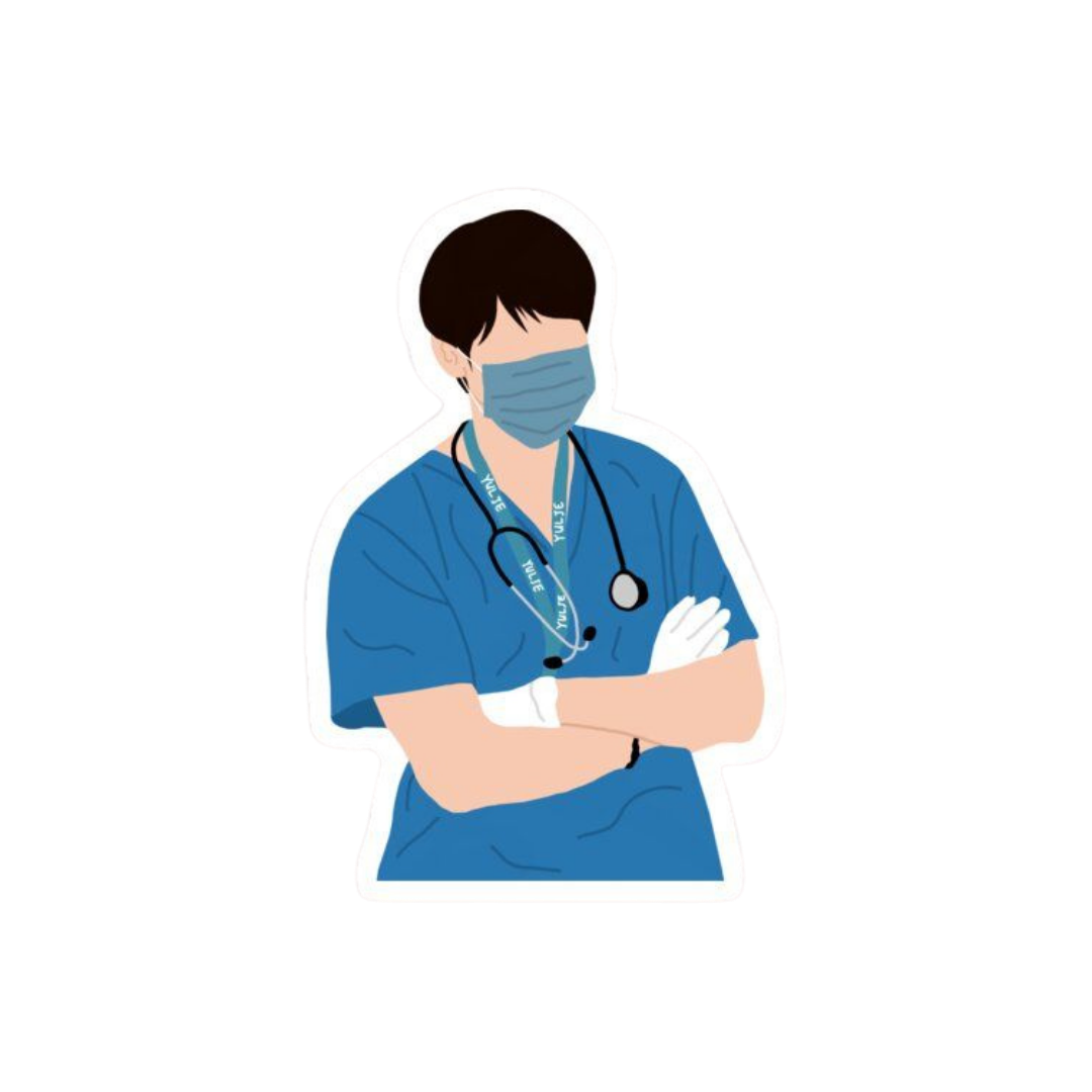 Doctor stickers OT dress male