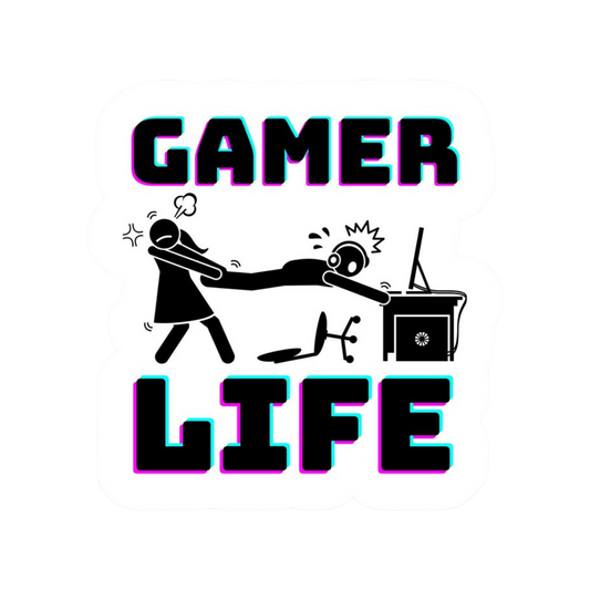 Gamers Life Gamer Sticker