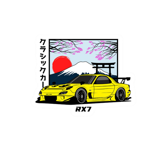 Mid Night JDM Car Sticker 3