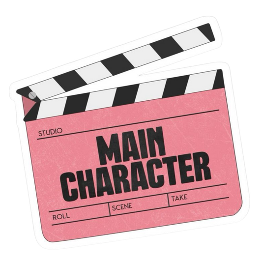 Pink Sticker 4 | Women Pink Barbie Lady | Aesthetic Girl Power Premium Sticker