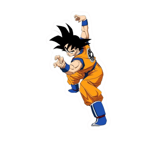 Son Goku Stance Dragon Ball Z Anime stickers