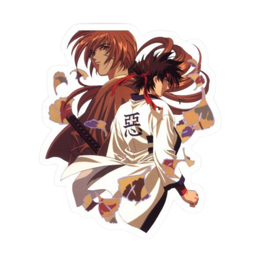Rurouni Kenshin Anime Sticker 4 | Himura Kenshin Aesthetic Samurai Premium Sticker