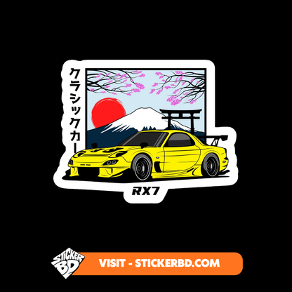 Mid Night JDM Car Stickers