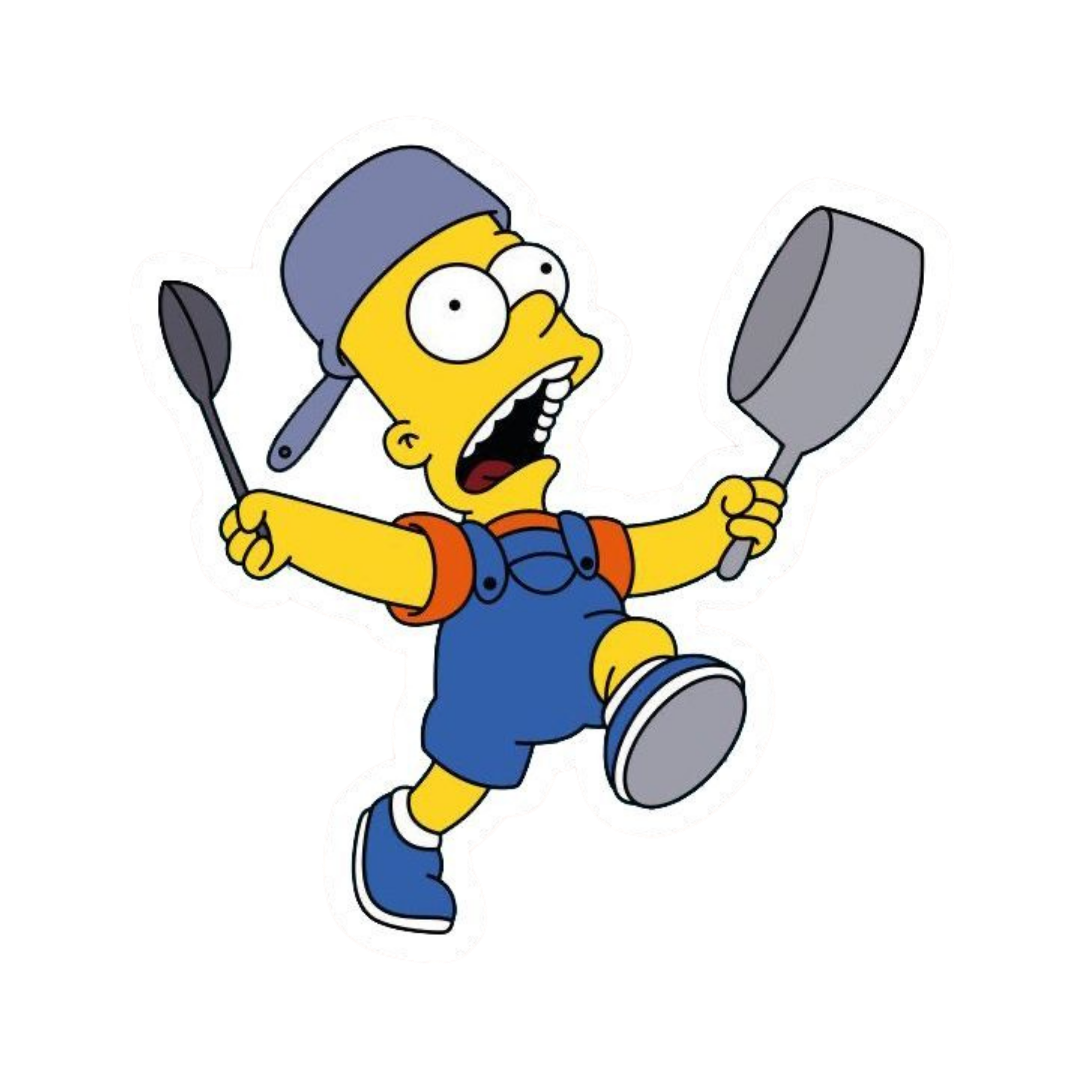 Funny Simpson | The Simpsons Premium Sticker | TV Series
