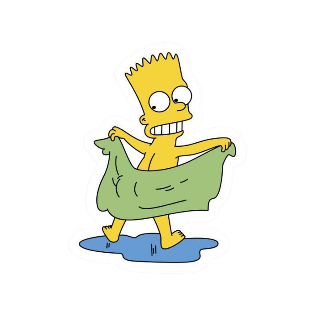 Simpson Shower | The Simpsons Premium Sticker | TV Series