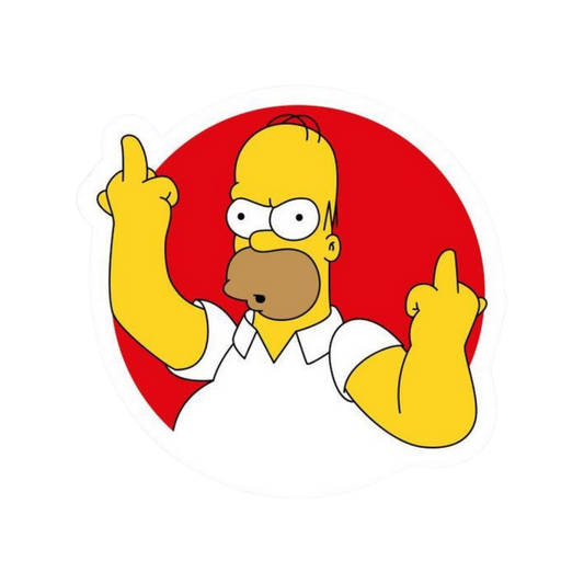 Fuck You Simpson | The Simpsons Premium Sticker | TV Series