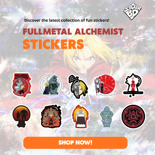 Fullmetal Alchemist Anime Sticker Bundle