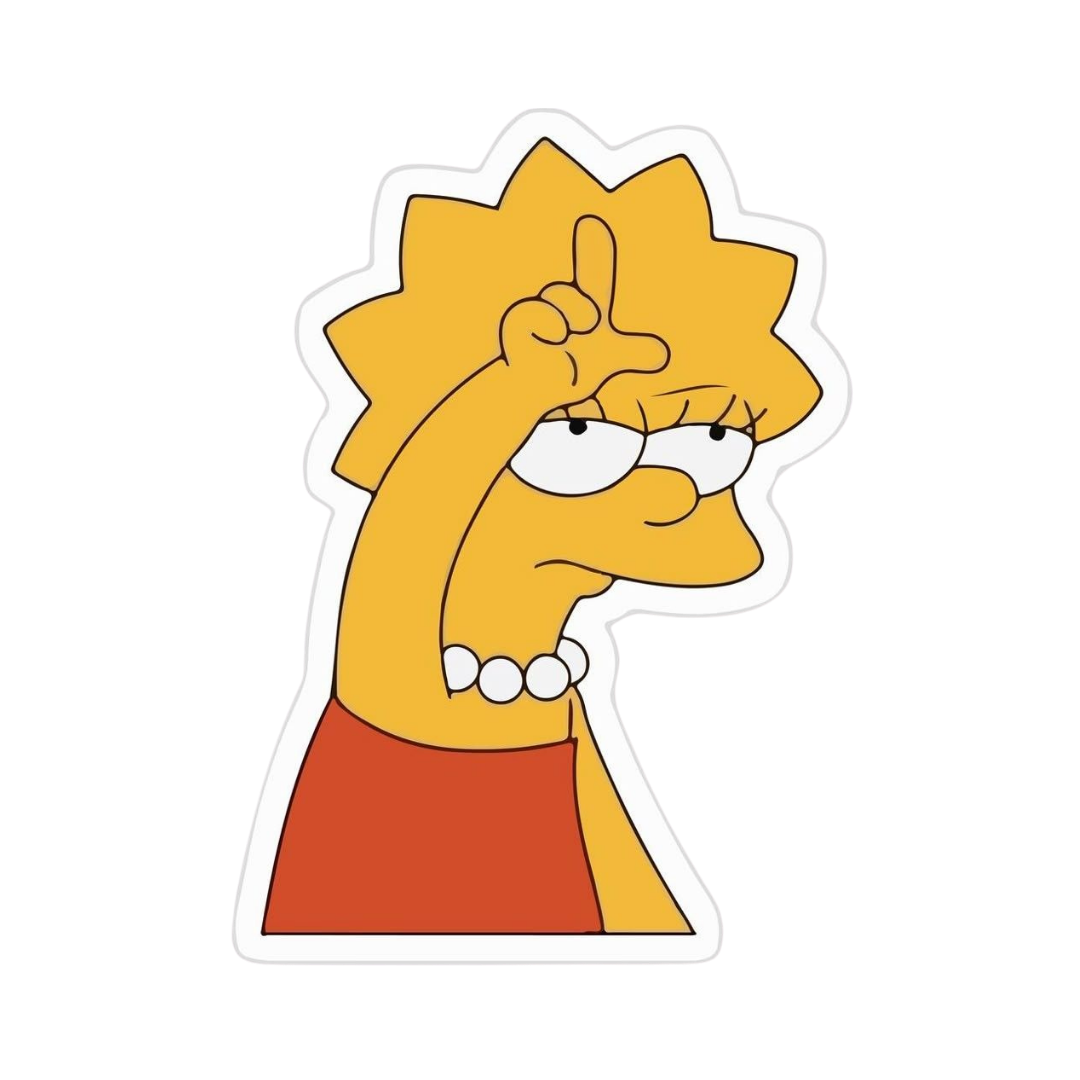 Lisa Simpson | The Simpsons Premium Sticker | TV Series