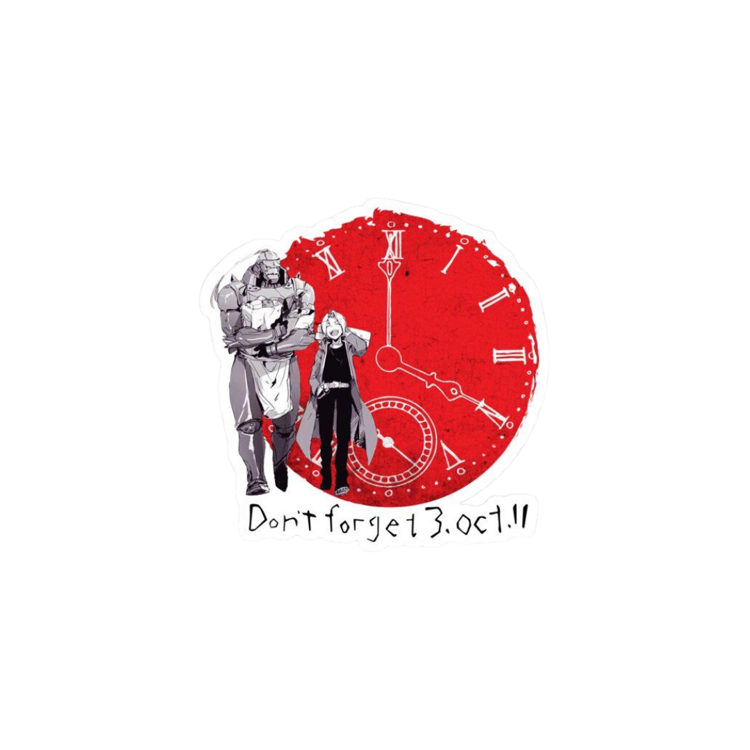 Fullmetal Alchemist Anime Sticker Bundle