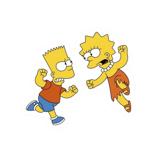 Bart and Lisa | The Simpsons Premium Sticker | TV Series