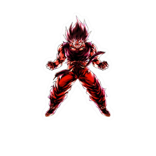 Son Goku Angry Dragon Ball Z Anime stickers