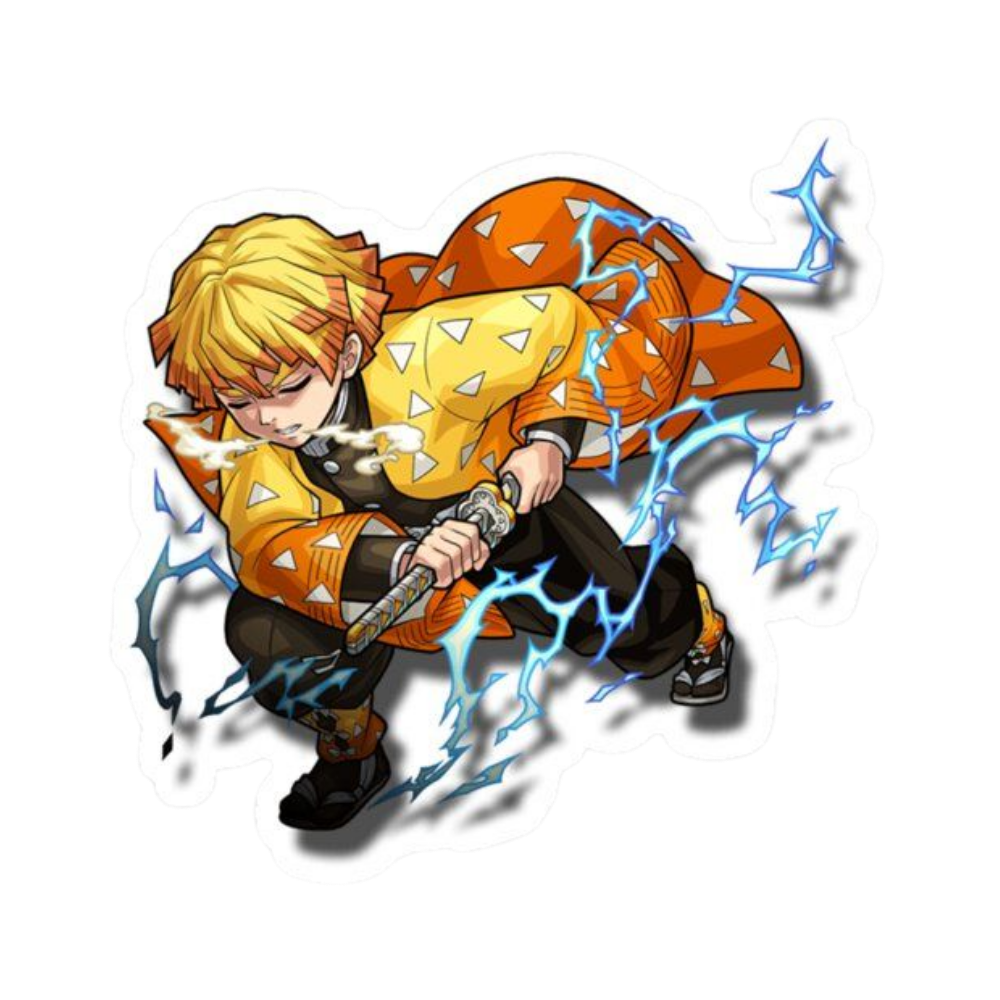 Zenitsu Agatsuma 05 | Premium Anime Sticker | Demon Slayer Edition