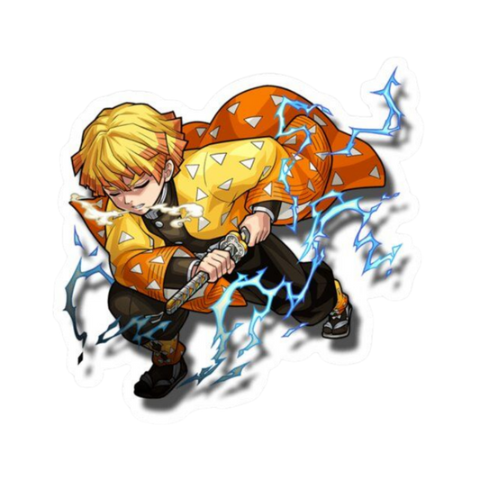 Zenitsu Agatsuma 05 | Premium Anime Sticker | Demon Slayer Edition