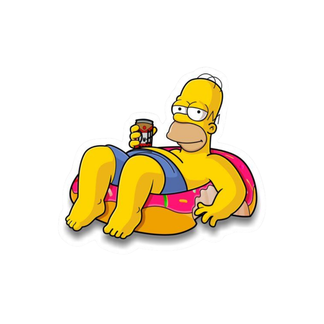 Relaxed Bart | The Simpsons Premium Sticker | TV Series