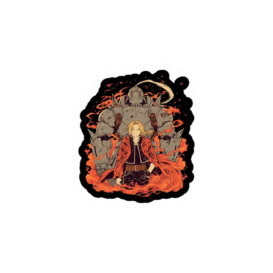 Elric Brothers Fullmetal Alchemist Anime Sticker
