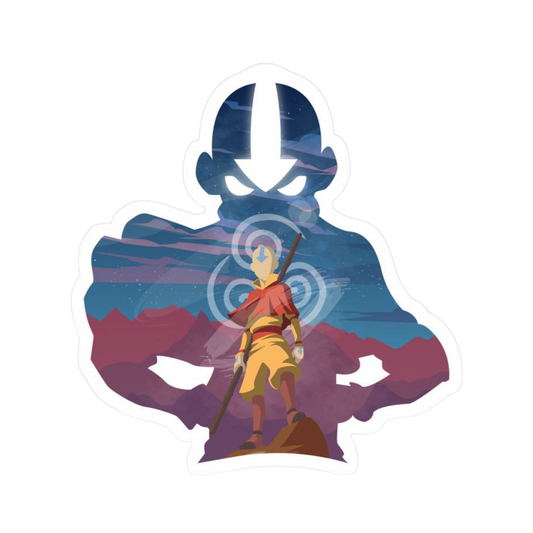 Poster of Aang | The Last Airbender Premium Sticker | TV Series