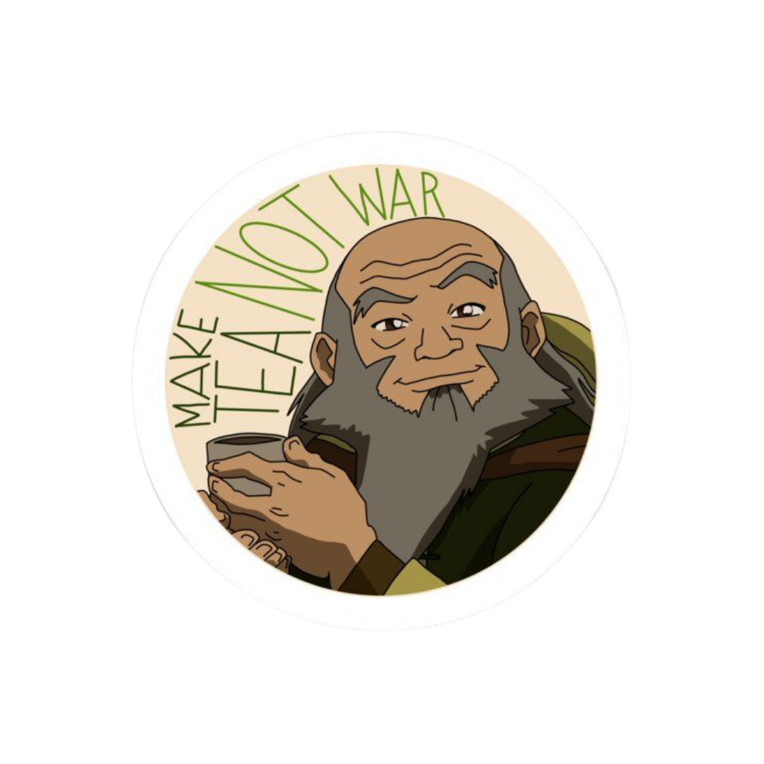 Uncle Iroh | The Last Airbender Premium Sticker | TV Series