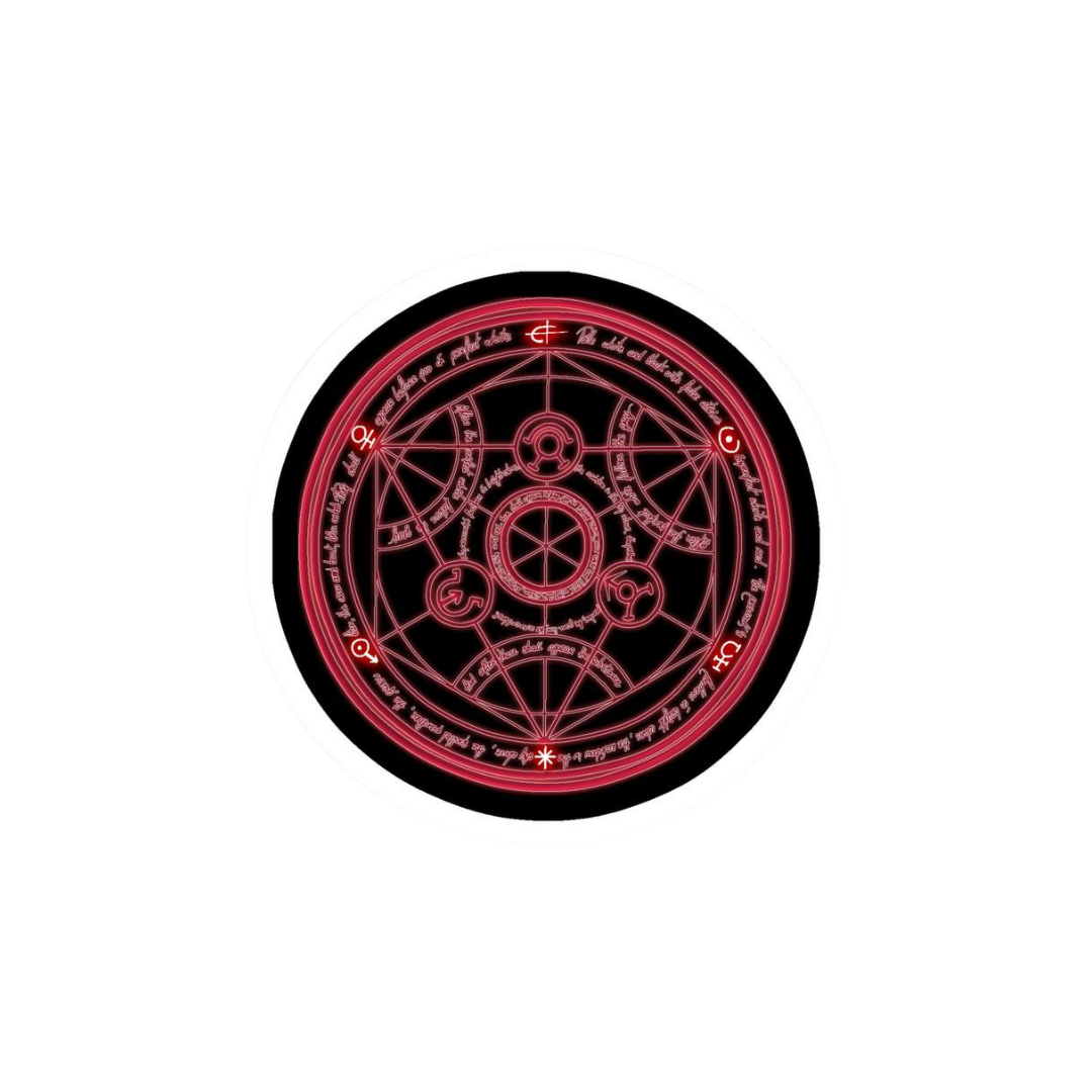 Alchemy Circel Fullmetal Alchemist Anime Sticker