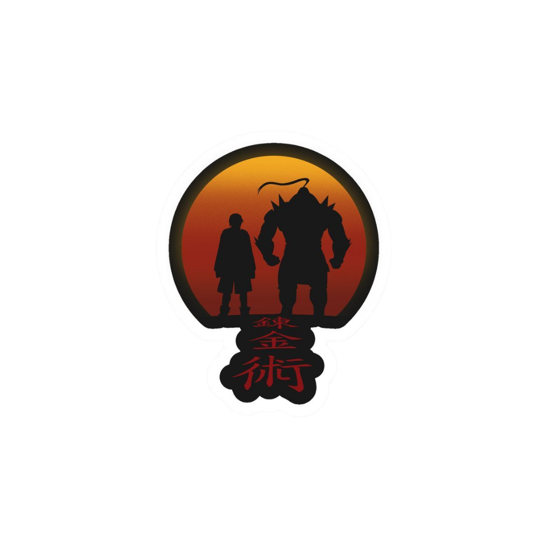 Elric Brothers Shillote Fullmetal Alchemist Anime Sticker