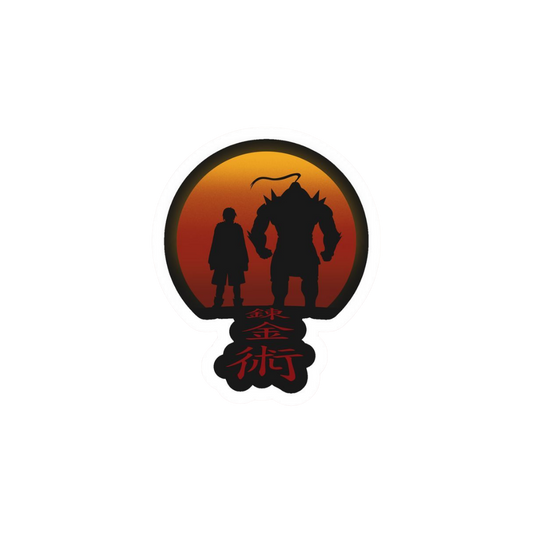 Elric Brothers Shillote Fullmetal Alchemist Anime Sticker
