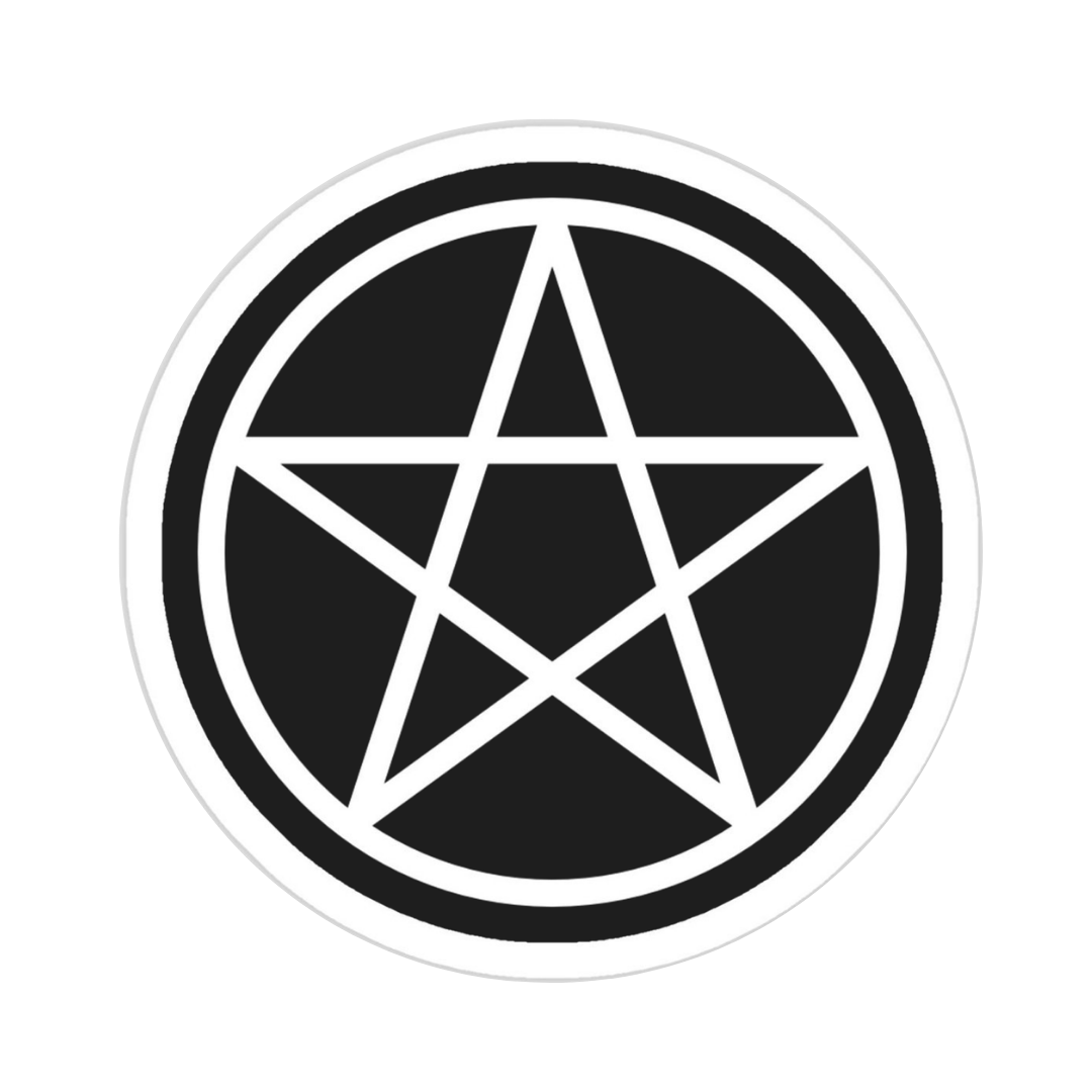 Pentagram Tinplate Badge