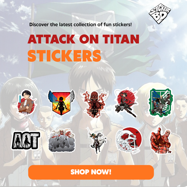 Attack on Titan Anime Sticker Bundle