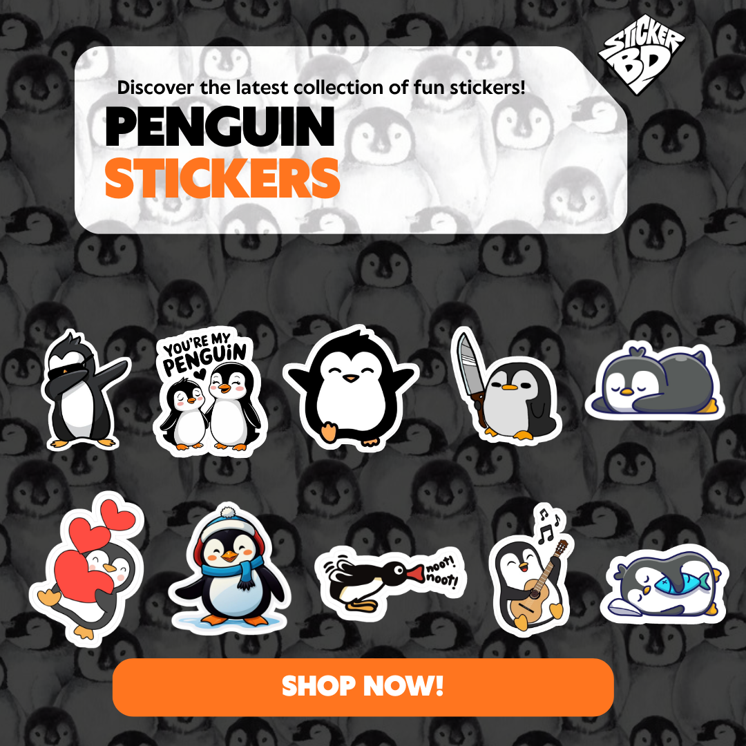 Cute Penguin Sticker Bundle
