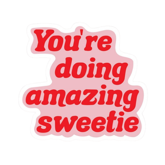 Pink Sticker 6 | Women Pink Barbie Lady | Aesthetic Girl Power Premium Sticker