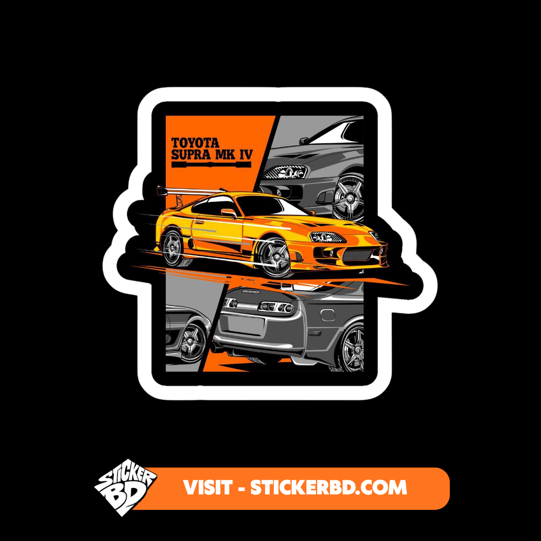 Mid Night JDM Car Stickers