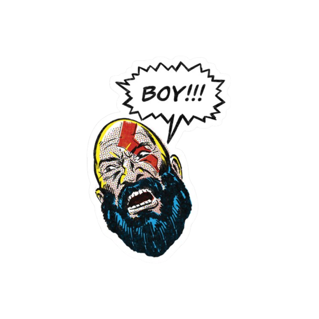 Kratos Boy Gamer Sticker