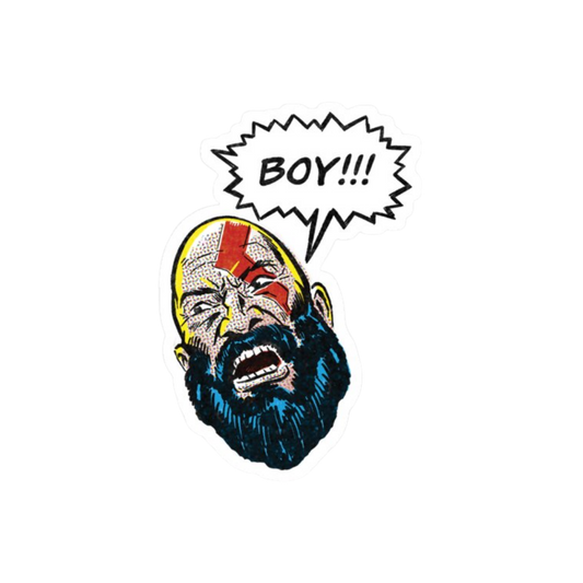 Kratos Boy Gamer Sticker