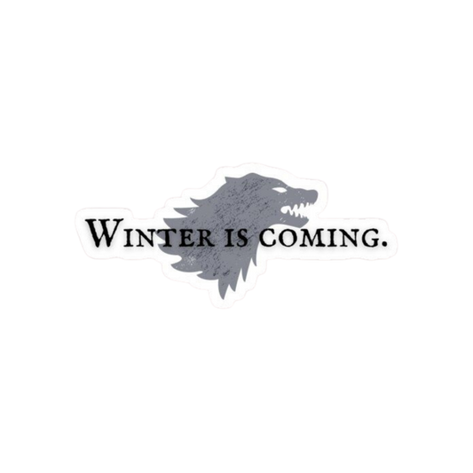Winter is Coming | Game of Thrones Premium Sticker | TV Series
