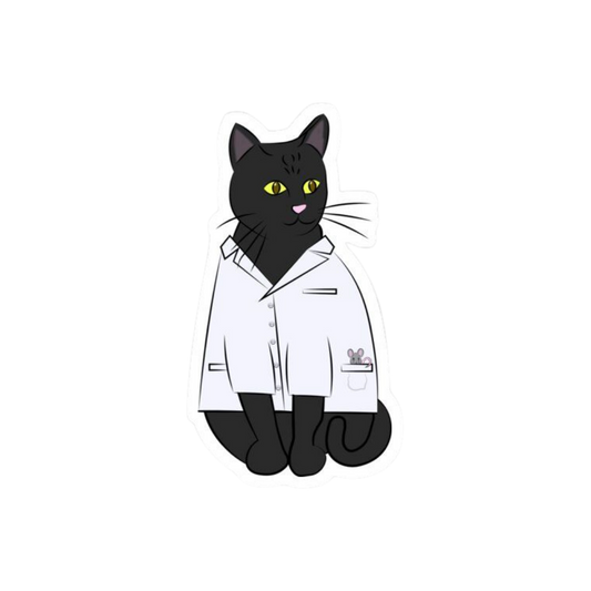 Doctor stickers Cat doctor