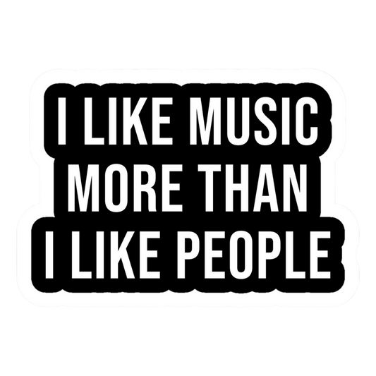 Music 6 | Music Lover Premium Sticker | Music World