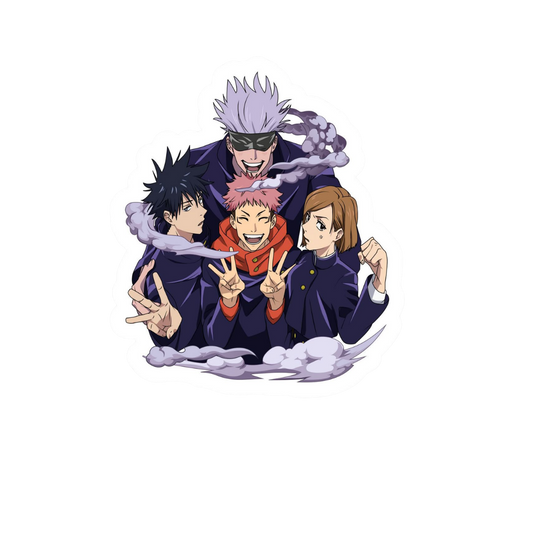 Satoru Gojo Students Jujutsu Kaisen Anime stickers
