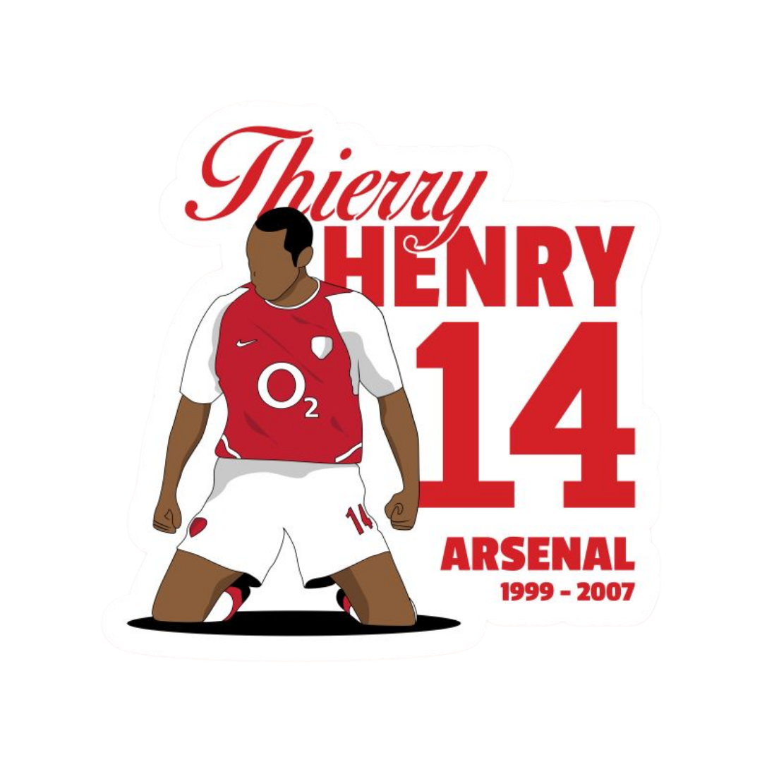 Legend Thierry Henry | Arsenal Premium Sticker | Football Club